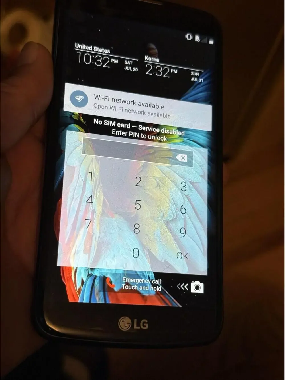 LG L62VL 8GB Black Android Smartphone – ( Parts Only ) It Comes On ,it Comes On